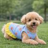 Starfish Pattern Dog Striped Dress Breathable Summer Dog Costume  Spring Summer
