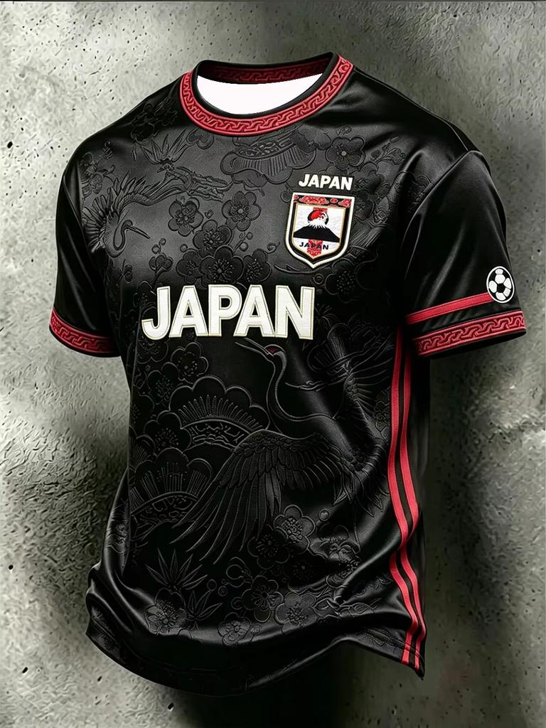 2026 Edition Japanese Fans Football Training T-Shirt - 3D Digital Printing - Comfortable and Breathable - Family Clothing