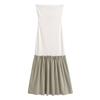 Fashion Style 2024 Summer New Arrival Women's Clothing Stylish Tube Top Patchwork Midi Skirt Dress 0085007