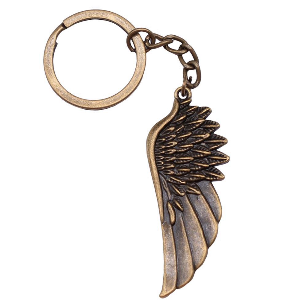 Angel Wings Feathers Heavenly Keychain for Girls Hot Sale Streetwear Bridesmaid Gift Retro Phone Charm
