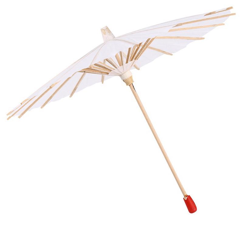 White Umbrella Bridal Cosplay DIY Craft Photo Prop Wedding Paper Party Decor