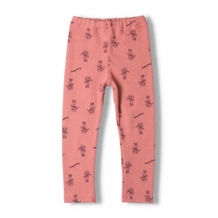 [Children's Clothing] Daddy Oh Daddy (Daddy O'daddy) Made In Japan Ripple Daddico Print Leggings 90cm-130cm V61050