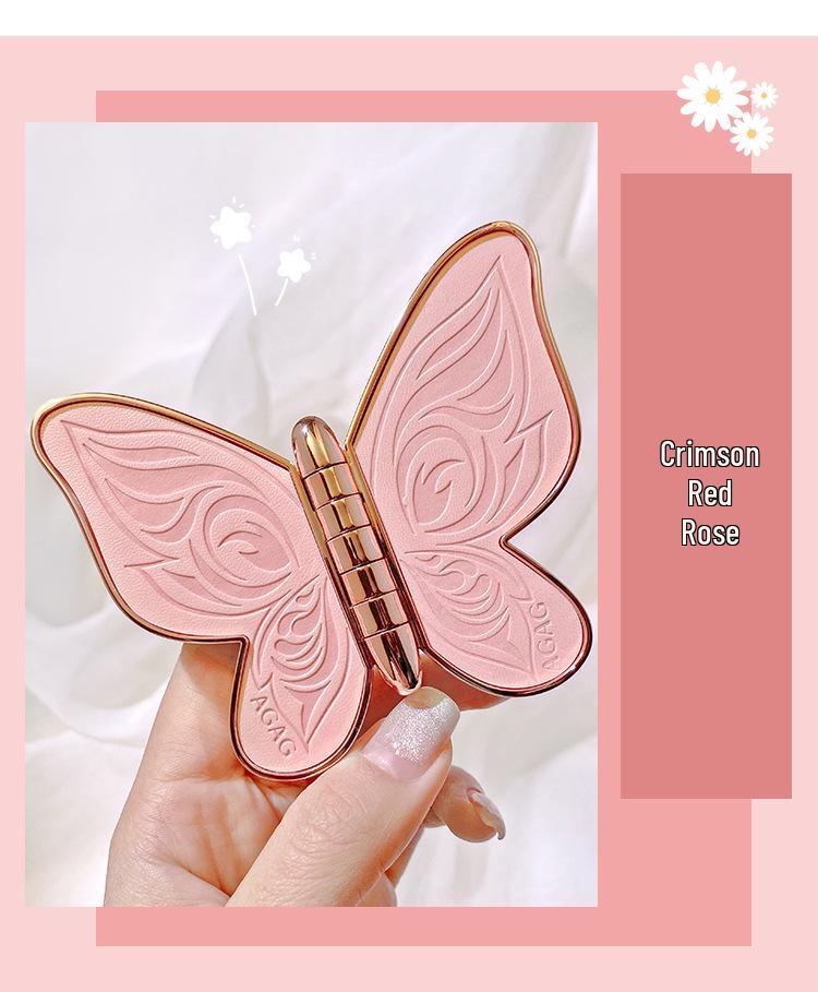 AGAG Lucky Koi Butterfly Eyeshadow Palette: 6 Earth Tone Colors in Pearl, Glitter, Shimmer, and Matte Finishes for Beginners