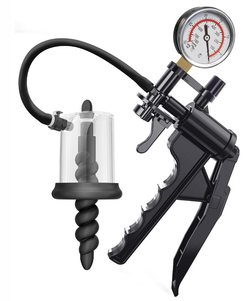 Anal Pump Manual Vacuum Rosebud Pump Sex Toys for Men Women SM Suction Cup Prostate Stimulator Anus Dilator Butt Plug Set