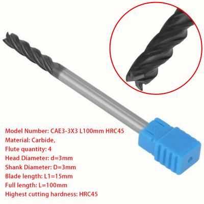 New End Mill CNC Milling Cutter 4-flute Milling Cutter