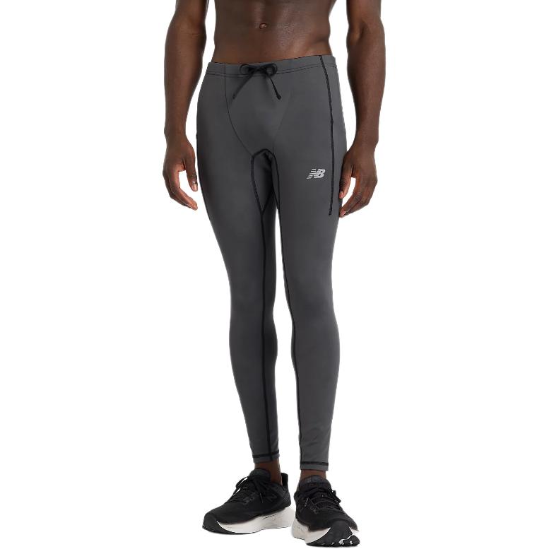 New Balance Athletics Reflective Warming Pocket Tight Sports Pants Men s Gray MP43258-BM M