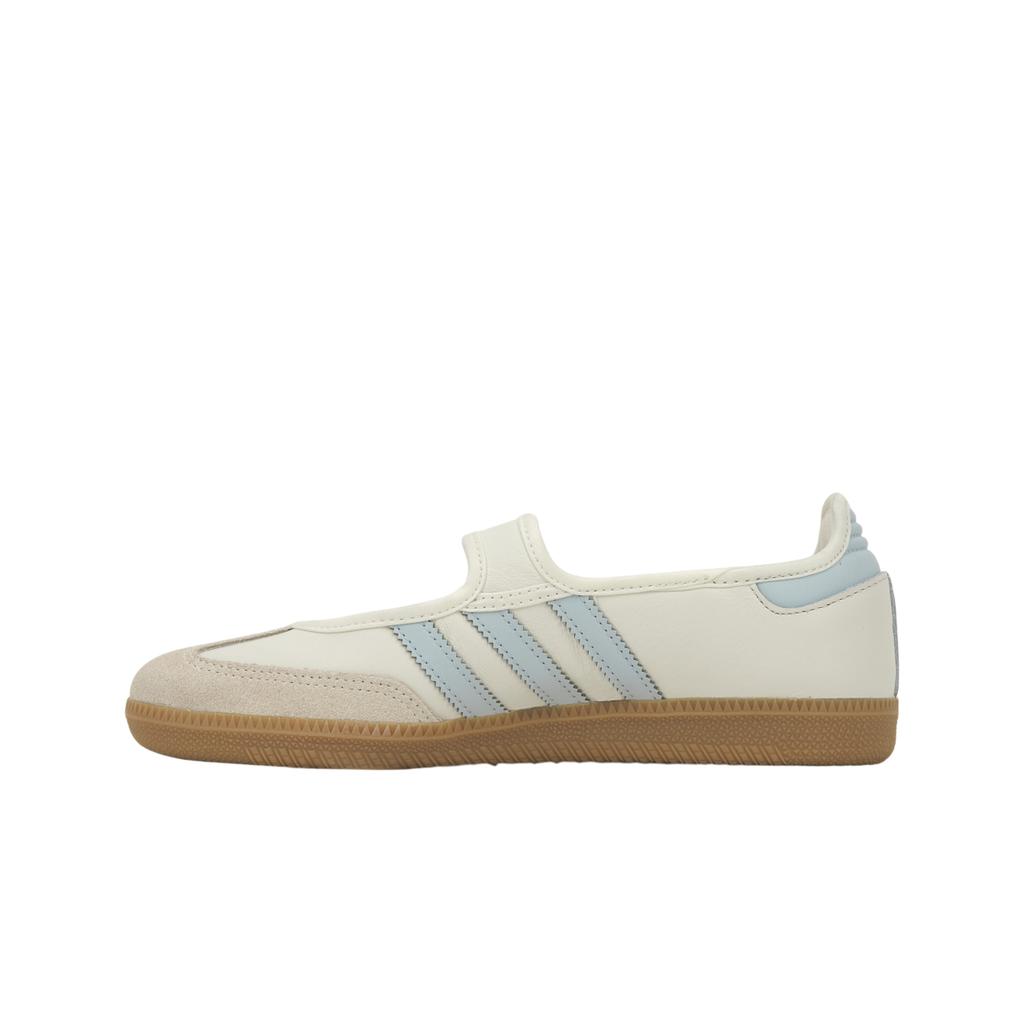 adidas Samba Jane White Halo Blue Gum Damen Sneaker Wolkenweiß Gummi-3 JR7339