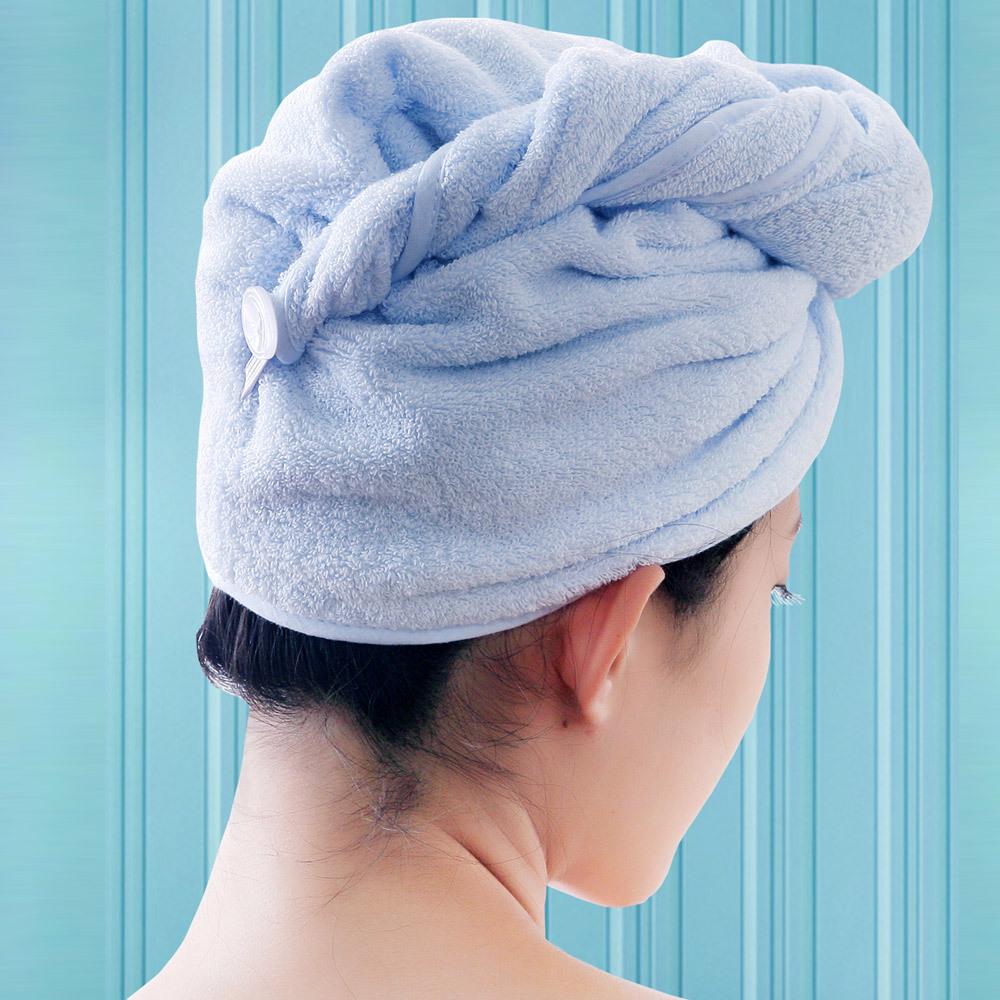 Jinhao Reiner Baumwolle Verdickte Trockenhaube - 64x24 cm, 100g Saugfähiges Handtuch