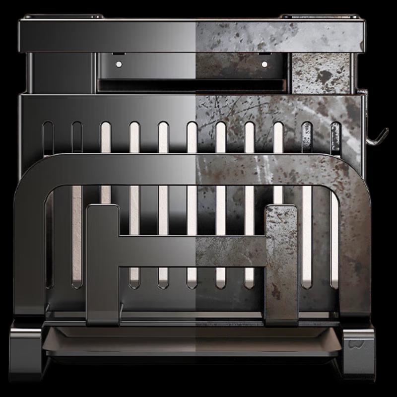 

Multifunctional Carbon Steel Kitchen Countertop Organizer