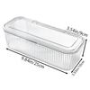 Clear Acrylic Makeup Organizer, Dust-Proof Flip Top Lid Storage for Brushes & Lipsticks. Portable Cosmetic Box.