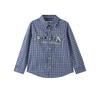 PawinPaw Boys' Academy Style Plaid Shirt