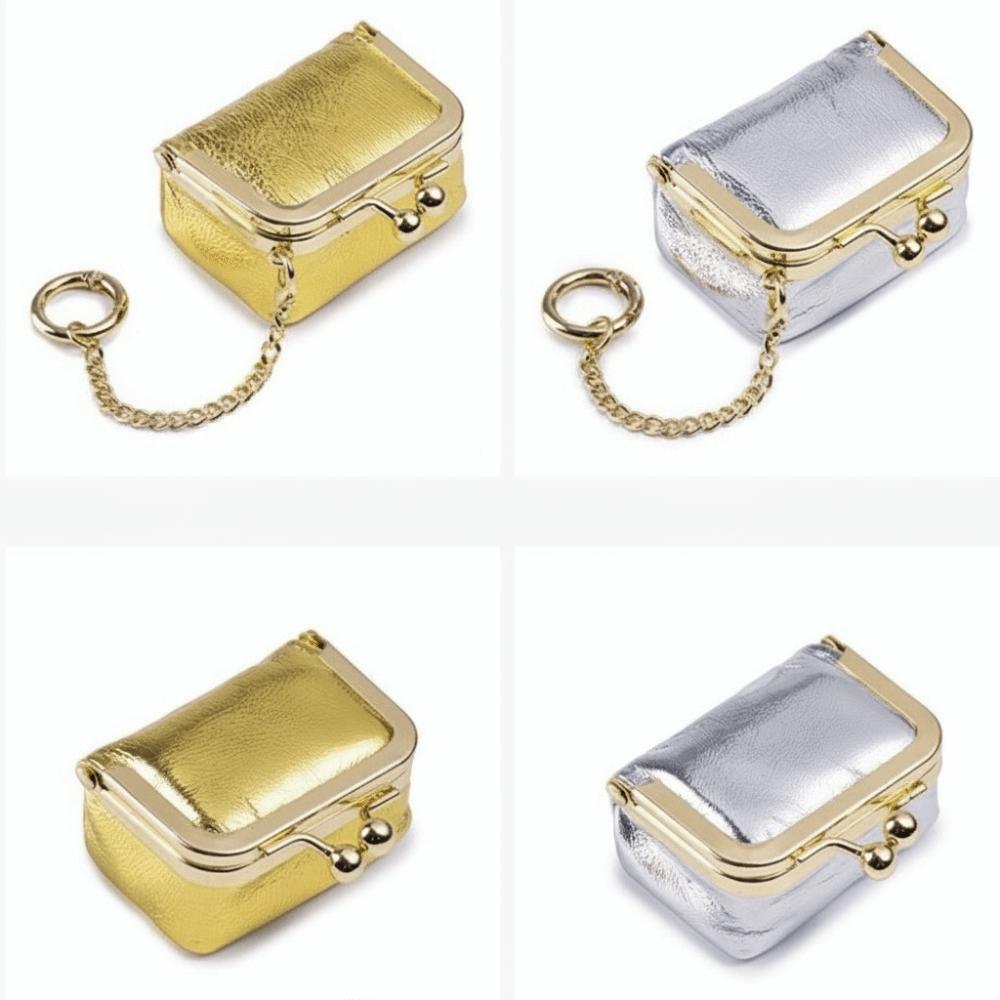 Exquisite Earring Necklace Wallet Luxury Mini Coin Purse Cute Leather Jewelry Storage Box  Gift