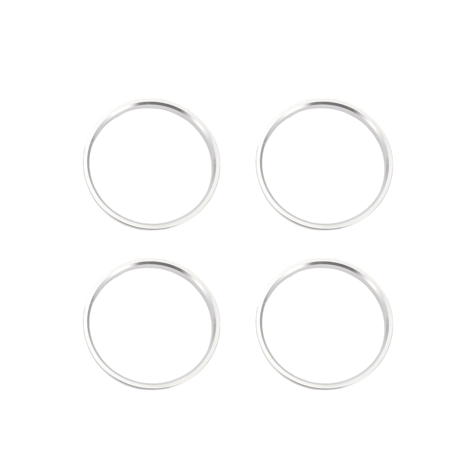 

INFINAUTO Центрирующее кольцо ступицы 100 мм внешний диаметр 93,1 мм внутренний диаметр Кольцо ступицы колеса автомобиля Алюминиевый сплав Серебристый тон 4 шт.