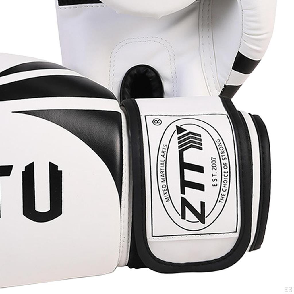 Boxing Gloves Karate Sparring Adult PU Leather Protective Gear Hand Guard Punching