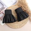 Ruffles Pleated Fake Sleeves Chiffon Fake Flared Sleeves Hand Wrist Cuffs  Blouse Wrist Warmers