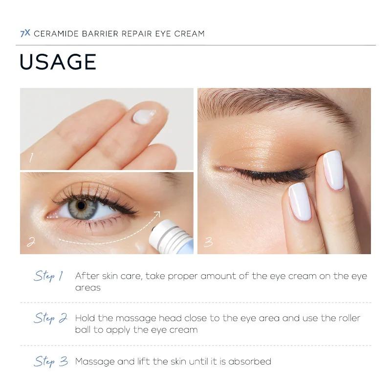 Ceramide Eye Cream Care Eyes Deep Moisturizing Maintains Skin Elasticity