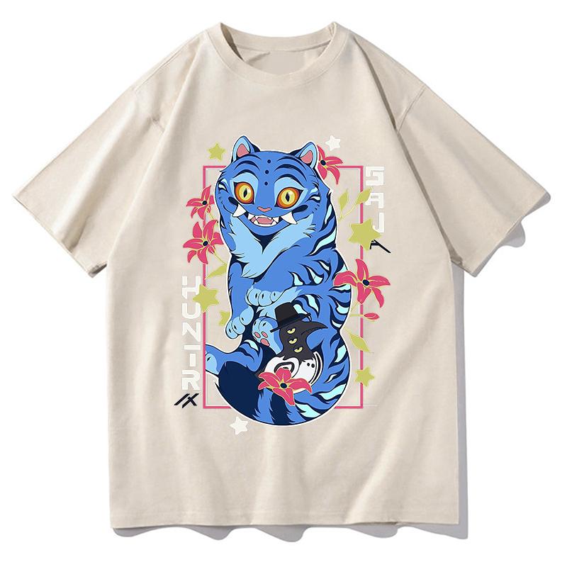 2025 KPop Demon Hunters Huntrix T-Shirts Unisex T-Shirts Summer Grunge Informal Hip Hop Unismbres T-Shirt Fashion