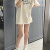 Fat MM Catties Cotton Loose Short-sleeved T-shirt Women's Half-sleeved Summer Wear New Large Version Oversize Top Tide