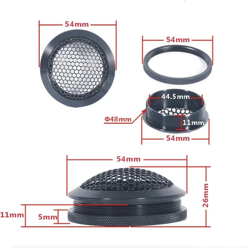 1.5 Inch Hifi Car Tweeter Protective Grill Mesh Lightweight Aluminum Treble Head Speaker Cover for Car Refit