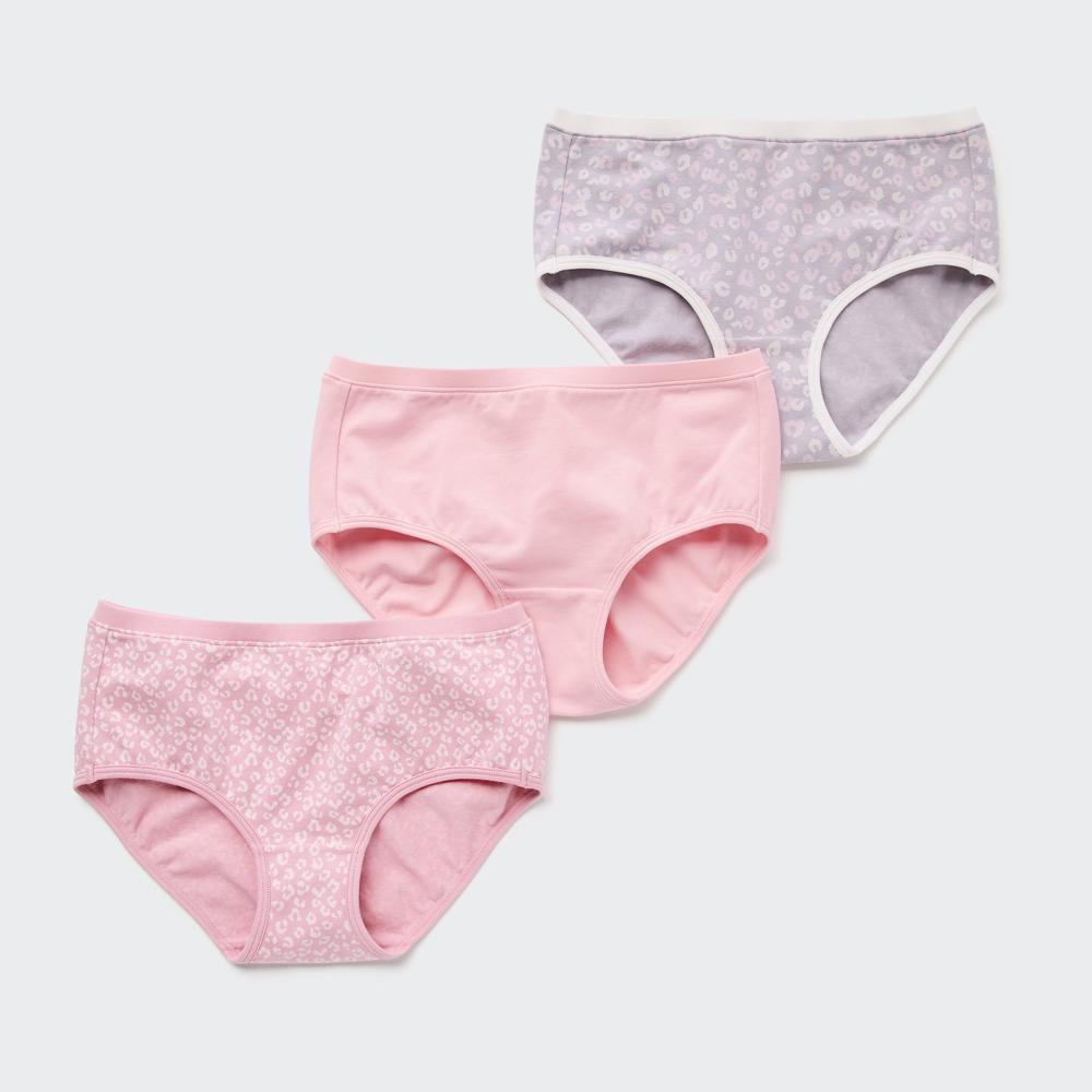 

UNIQLO ДЛЯ ДЕВОЧЕК Шорты (3P Хип Хаггер) леопард
