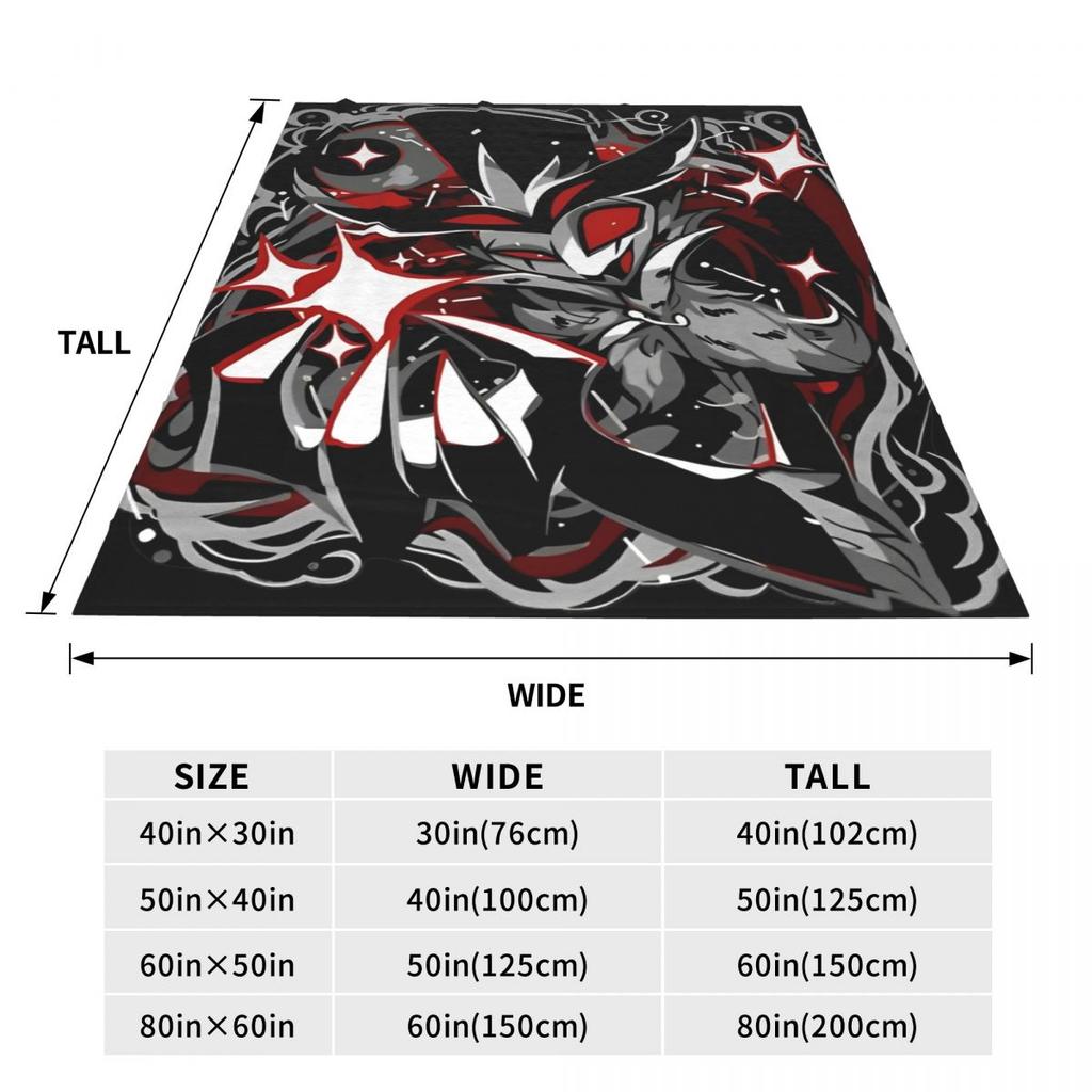Zły Stolas H-Helluvas Boss Koc Super Miękkie Koce do Rzucania na Sofę 50x60 Cal Wielorozmiarowy Dywanik