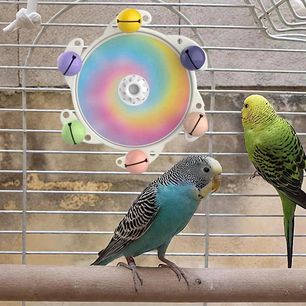 Bird Toys For Parakeets Spinner Bird Toys For Cage Funny Entertainment Companion Interactive Chewing Puzzle For Pet Animals