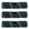 3PCS Collapsible Cat Tunnel Lightweight Interactive Interesting Cat Tunnel Tube for Cat Kitten