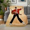 Elvis Presley Costume for Halloween Party Cosplay Dress UpBlanket Flannel Throw Blanket for Sofa, Bed, Travel, Camping, Office, Couch, Chair
