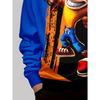 Boys' Fashion 3D Printed Casual Hoodie - Spring and Autumn Winter Long Sleeve Hoodie, Trendy and Stylish