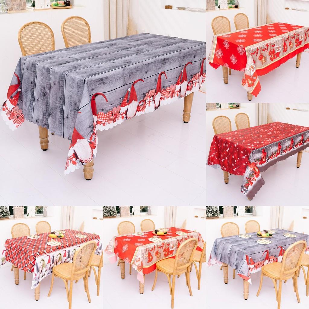 Decoration Christmas Printed Tablecloths Creative Desktop Dress Supplies Up