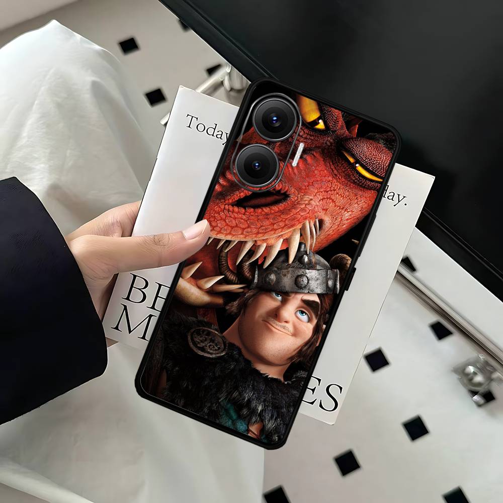 Movie How To T-Train Your D-Dragon Phone Case For Xiaomi Mi 5X 8 9 10 11 12 Lite Pro 10T PocoX3pro PocoM3 Note 10 Pro Lite