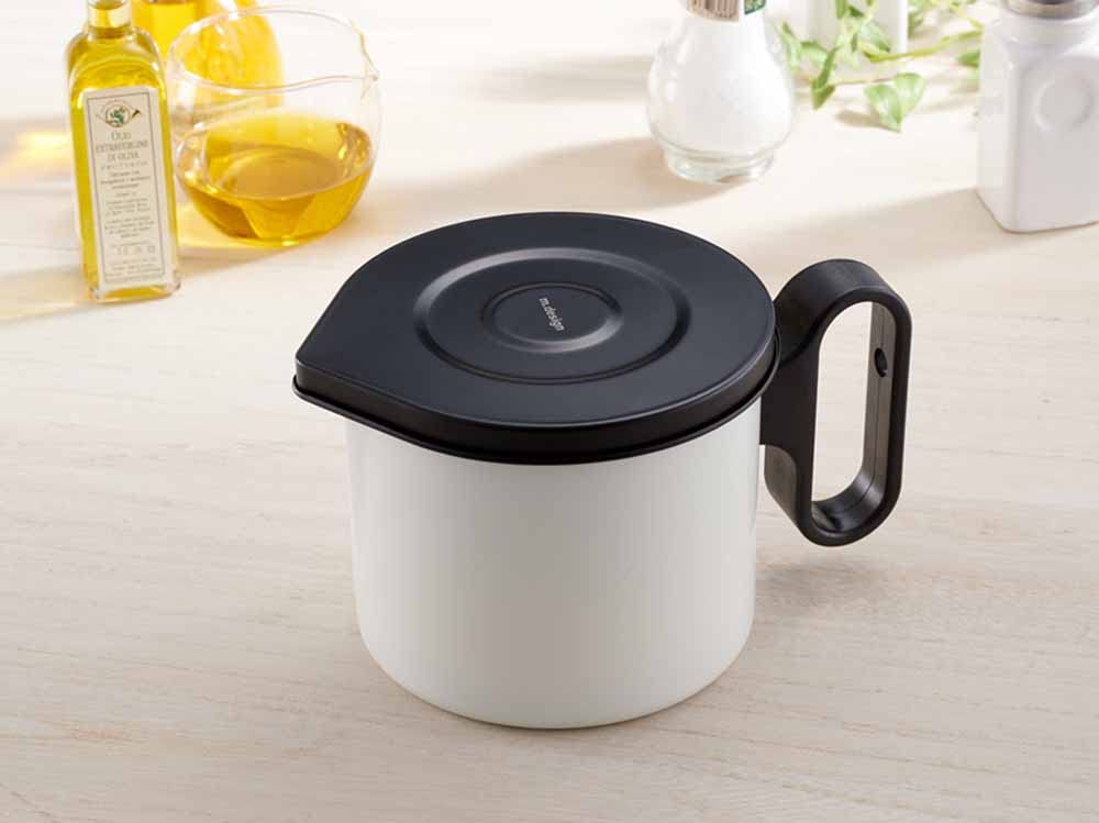 [Mannen] LMD-10 Mini Oil Pot 0.8L White – Kitchenware