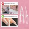 150Pcs French Nail Dual Forms Quick Building Gel Mold Full Cover Tip Salon Quality Extension Nail Art Forms
