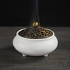 Celadon Ceramic Incense Burner - Antique Style, Small Size, Ice Crack Kiln, Sandalwood Incense Holder.