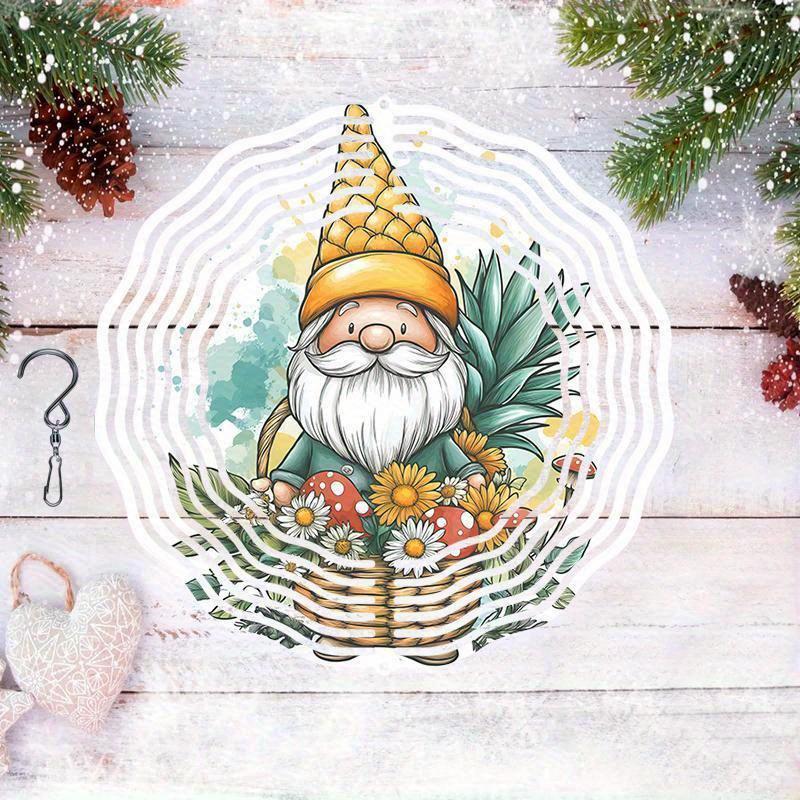 Girovento da Appendere da 10 Pollici con Gancio Girevole a 360 Gradi per Decorazione Balcone Giardino Decorazione Esterna Primavera Estate