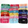 10PCS 7CM 2.76" Fashion Knit Headband for Hair Accessories Hollow Out Elastic Hairband for Headwear Hair Flowers