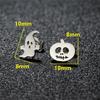 100% Real Sterling Copper 925 Fashion Stud Earrings Minimalist Hedgehog Tiger Penguin Snake Cartilage Studs Hypoallergenic Gift