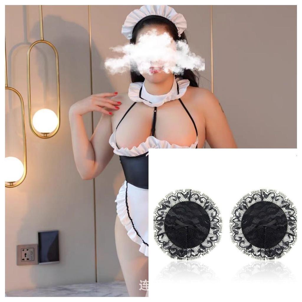 Large size underwear pure lust sweet cute maid suit sexy temptation halter small chest show big maid uniform