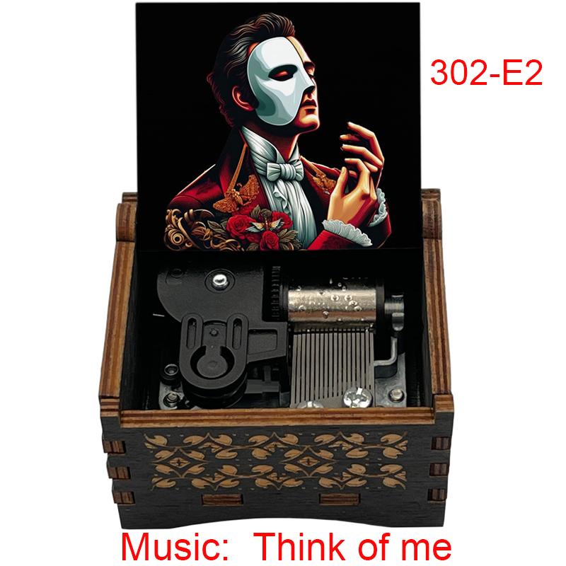 The Phantom Of The Opera Music Box Think of Me/All I Ask of You Melodies Special Musical Gift for Fans Friends Birthday Souvenir 3