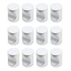Set of 12 Elegant Sturdy Aluminum Alloy Single Hole Handle for Wardrobes and Kitchen Cabinets Daily Casual Use
