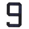 LED House Number 9 Solar Powered Auto Light Sensing Water Proof Backlit Illuminated Address Number for Home Store