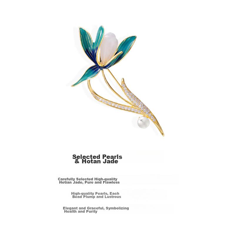 MIMORE Plants Design Brooches, Elegant Brooches Set, Exquisite Jewelry, 3 Packs