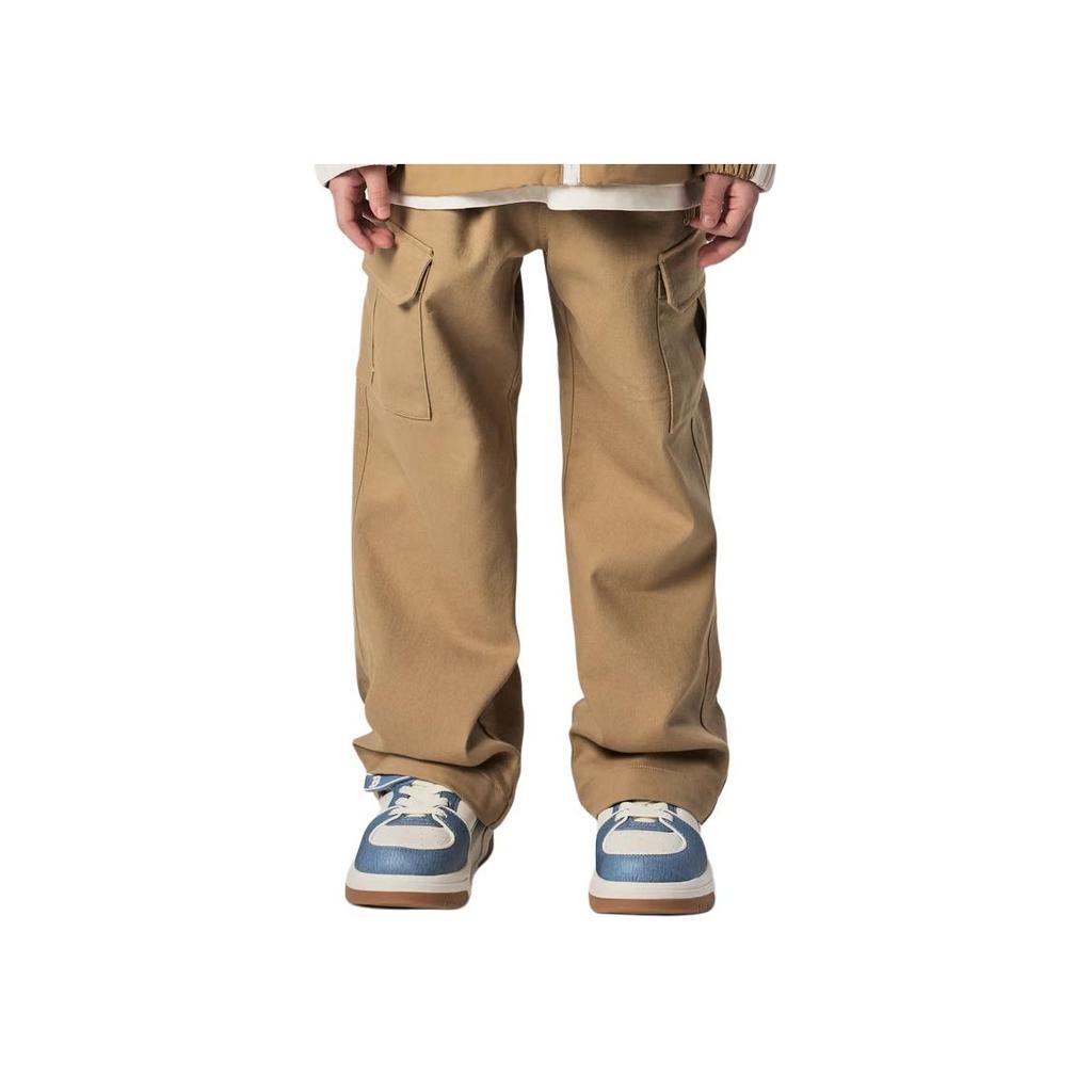 New MLB Casual Pants Boston Red Sox Beige Yellow Kids' 7AWPCP241-43BGS