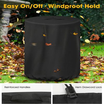Copertura per Braciere per Fireside 360 Impermeabile Tessuto Oxford Resistente ai Raggi UV Protezione da Polvere Pioggia Neve Foglie Parascintille per Braciere con Coulisse Regolabile