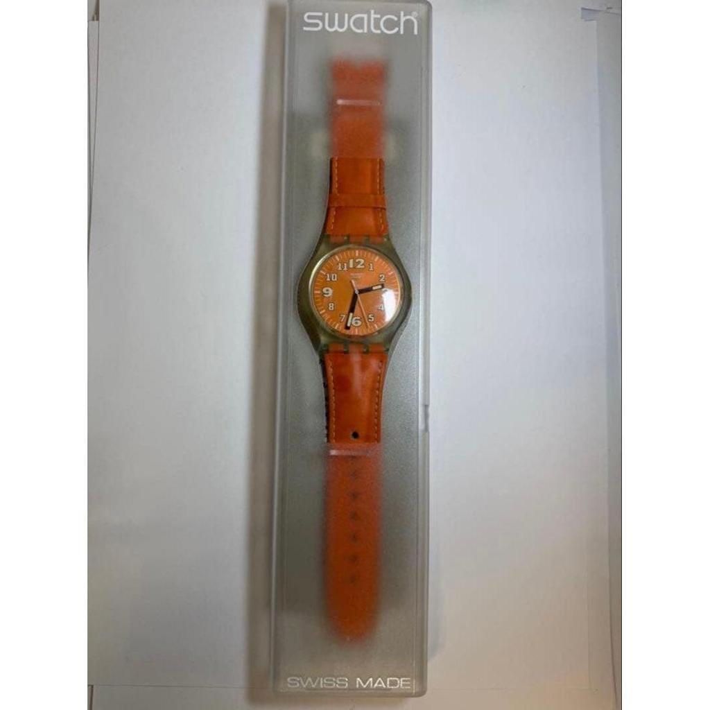 Used Swatch Watch Body Orange