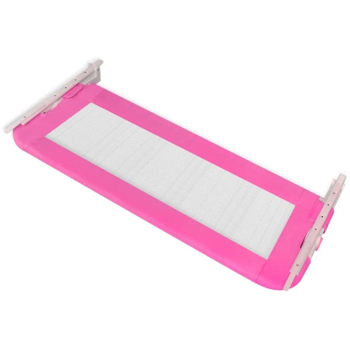 VidaXL Barrière de lit pour enfants 102x42 cm Rose 10101