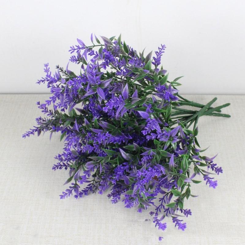 Portable Imitation Lavender Spikes Accessory for Interior Decoration and Atmosphere Enhancement at Weddings and Parties