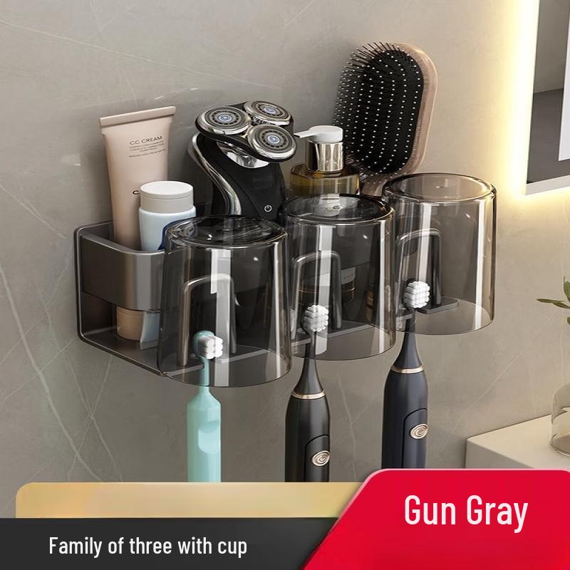 

cmaos Wall-Mounted Toothbrush Holder with Cups