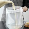 100 Mesh Sáček na filtrování sójového mléka a vína Síťovaný kuchyňský sáček na ořechové mléko Síťka na filtrování čaje, kávy, oleje, jogurtu Opakovaně použitelné nylonové filtrační sáčky Sítko