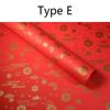 DIY Craft New Year Gifts Chinese Red Gift Paper Gift Wrap Storage Box Supplies Gift Wrapping Paper